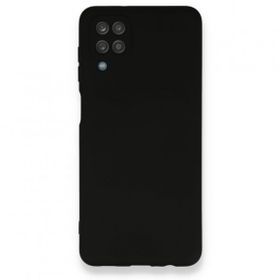 Teleplus Samsung Galaxy A12 Kamera Korumalı İçi Kadife Turuncu Ve Silikon Kılıf