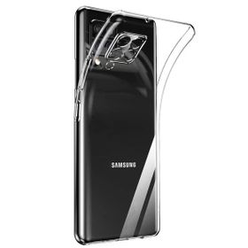 Teleplus Samsung Galaxy A12 Lüks Kamera Korumalı Şeffaf Ve Silikon Kılıf