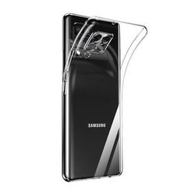 Teleplus Samsung Galaxy A12 Lüks Kamera Korumalı Şeffaf Ve Silikon Kılıf