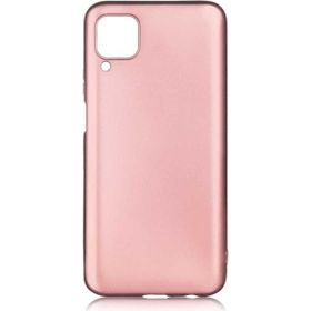 Teleplus Samsung Galaxy A12 Lüks Mat Rose Gold Nano Ekran Koruyucu Silikon Cep Telefonu Kılıf