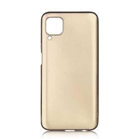 Teleplus Samsung Galaxy A12 Lüks Mat Rose Gold Nano Ekran Koruyucu Silikon Cep Telefonu Kılıf