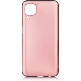 Teleplus Samsung Galaxy A12 Lüks Mat Rose Gold Nano Ekran Koruyucu Silikon Cep Telefonu Kılıf