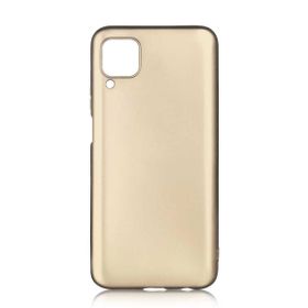 Teleplus Samsung Galaxy A12 Lüks Mat Rose Gold Nano Ekran Koruyucu Silikon Cep Telefonu Kılıf