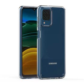 Teleplus Samsung Galaxy A12 Nano Ekran Koruyucu Ve Coss Hybrid Sert Silikon Şeffaf Cep Telefonu Kılıfı