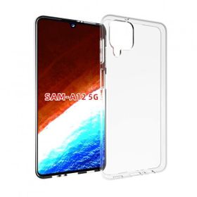 Teleplus Samsung Galaxy A12 Nano Ekran Koruyucu Ve Lüks Tpu Silikon Cep Telefonu Kılıfı