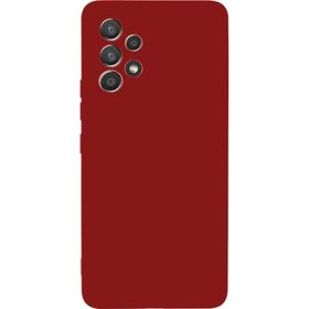 Teleplus Samsung Galaxy A13 4G Kamera Korumalı Mat Silikon Kırmızı Kılıf