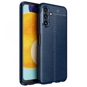 Teleplus Samsung Galaxy A13 5G Kamera Korumalı Deri Dokulu Silikon Siyah Kılıf