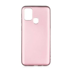 Teleplus Samsung Galaxy A21S Lüks Mat Bordo Silikon Cep Telefonu Kılıf