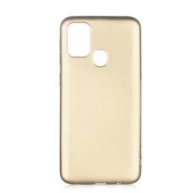 Teleplus Samsung Galaxy A21S Lüks Mat Bordo Silikon Cep Telefonu Kılıf