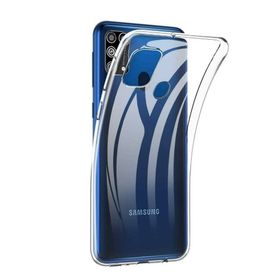 Teleplus Samsung Galaxy A21S Lüks Şeffaf Silikon Cep Telefonu Kılıf