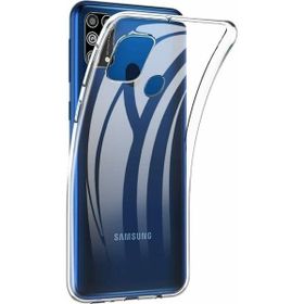 Teleplus Samsung Galaxy A21S Lüks Şeffaf Silikon Cep Telefonu Kılıf
