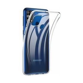 Teleplus Samsung Galaxy A21S Lüks Şeffaf Silikon Cep Telefonu Kılıf