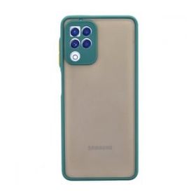 Teleplus Samsung Galaxy A22 4G Hux Kamera Korumalı Silikon Lacivert Kılıf