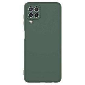 Teleplus Samsung Galaxy A22 4G Kamera Korumalı Lansman Mat Silikon Bordo Kılıf