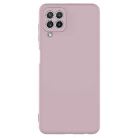 Teleplus Samsung Galaxy A22 4G Kamera Korumalı Lansman Mat Silikon Bordo Kılıf