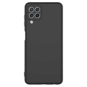 Teleplus Samsung Galaxy A22 4G Kamera Korumalı Lansman Mat Silikon Bordo Kılıf