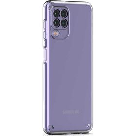 Teleplus Samsung Galaxy A22 4G Kılıf Kamera Korumalı Coss Sert Silikon Şeffaf Kılıf