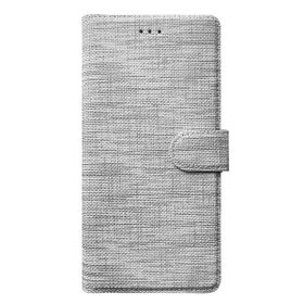 Teleplus Samsung Galaxy A22 4G Kumaş Spor Standlı Cüzdan Lacivert Kılıf