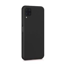 Teleplus Samsung Galaxy A22 4G Lüks Mat Silikon Siyah Cep Telefonu Kılıfı