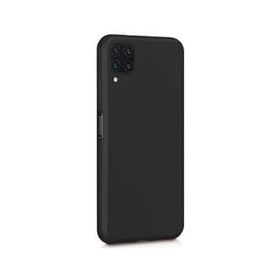 Teleplus Samsung Galaxy A22 4G Lüks Mat Silikon Siyah Cep Telefonu Kılıfı