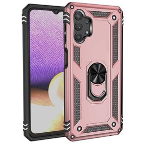 Teleplus Samsung Galaxy A23 Vega Yüzüklü Tank Silikon Siyah Kılıf