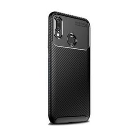 Teleplus Samsung Galaxy A30 Negro Karbon Nano Ekran Koruyucu Lacivert Silikon Kılıf