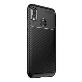 Teleplus Samsung Galaxy A30 Negro Karbon Tam Kapatan Cam Siyah Silikon Kılıf
