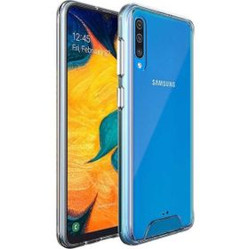 Teleplus Samsung Galaxy A30s Gard Darbe Korumalı Silikonlu Şeffaf Kılıf
