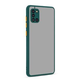Teleplus Samsung Galaxy A31 Hux Kamera Korumalı Yeşil Silikon Cep Telefonu Kılıf