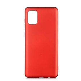 Teleplus Samsung Galaxy A31 Lüks Mat Kırmızı Silikon Cep Telefonu Kılıf