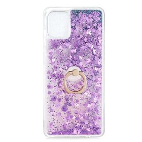 Teleplus Samsung Galaxy A31 Milce Yüzüklü Sulu Pembe Silikon Cep Telefonu Kılıf