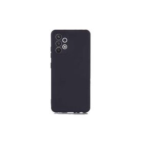 Teleplus Samsung Galaxy A32 4g Kamera Korumalı Lüks Mat Siyah Nano Ekran Koruyucu Silikon Cep Telefonu Kılıf