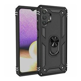 Teleplus Samsung Galaxy A32 4g Vega Yüzüklü Tank Gümüş Silikon Cep Telefonu Kılıf