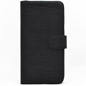 Teleplus Samsung Galaxy A33 5G Kılıf Kumaş Spor Standlı Cüzdan Siyah Cep Telefonu Kılıfı