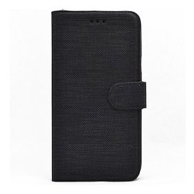 Teleplus Samsung Galaxy A33 5G Kılıf Kumaş Spor Standlı Cüzdan Siyah Cep Telefonu Kılıfı