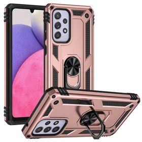 Teleplus Samsung Galaxy A33 5G Vega Yüzüklü Tank Kapak Lacivert Kılıf