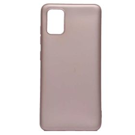 Teleplus Samsung Galaxy A41 Lüks Mat Bordo Silikon Cep Telefonu Kılıf