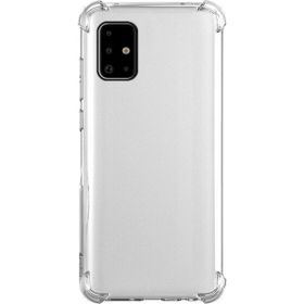 Teleplus Samsung Galaxy A51 Darbe Korumalı Şeffaf Silikon Cep Telefonu Kılıf