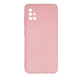 Teleplus Samsung Galaxy A51 Kamera Korumalı İçi Kadife Silikon Kırmızı Kılıf