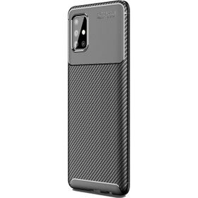 Teleplus Samsung Galaxy A51 Negro Mat Siyah Silikon Cep Telefonu Kılıf
