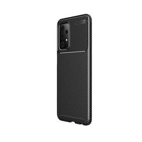 Teleplus Samsung Galaxy A52 Negro Karbon Silikon Lacivert Nano Ekran Koruyucu Cep Telefonu Kılıfı