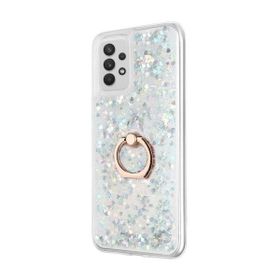 Teleplus Samsung Galaxy A52S 5G Milce Sulu Yüzüklü Kapak Gold Kılıf