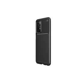Teleplus Samsung Galaxy A52S 5G Negro Karbon Dokulu Silikon Siyah Cep Telefonu Kılıfı