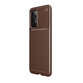Teleplus Samsung Galaxy A52S 5G Negro Karbon Dokulu Silikon Siyah Cep Telefonu Kılıfı