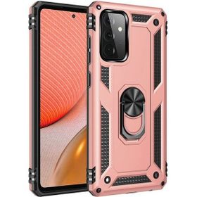 Teleplus Samsung Galaxy A52s 5G Vega Yüzüklü Tank Silikon Gold Kılıf