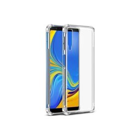 Teleplus Samsung Galaxy A7 2018 Darbe Korumalı Silikonlu Şeffaf Kılıf