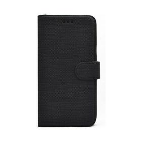 Teleplus Samsung Galaxy A7 2018 Kumaş Spor Standlı Cüzdan Siyah Kılıf