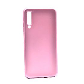 Teleplus Samsung Galaxy A7 2018 Lüks Silikonlu Rose Gold Kılıf