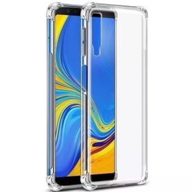Teleplus Samsung Galaxy A70 Darbe Korumalı Silikonlu Şeffaf Kılıf ve Nano Ekran Koruyucu
