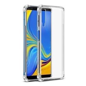 Teleplus Samsung Galaxy A70 Darbe Korumalı Silikonlu Şeffaf Kılıf ve Nano Ekran Koruyucu